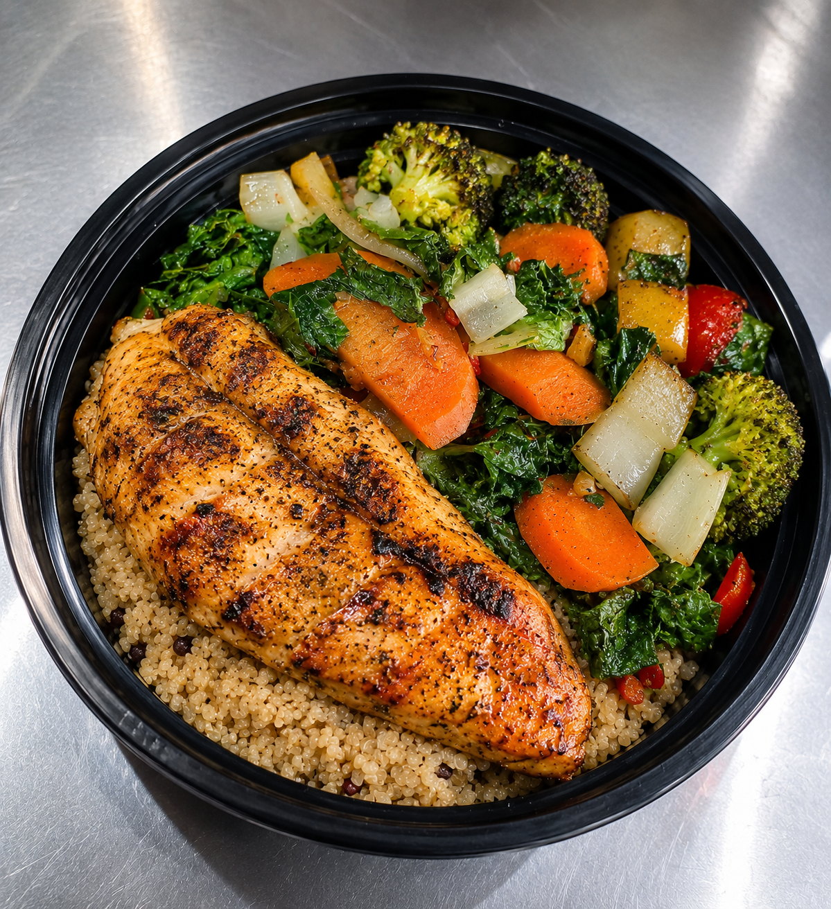 Chinese-Style Quinoa Chow Mein Bowl
