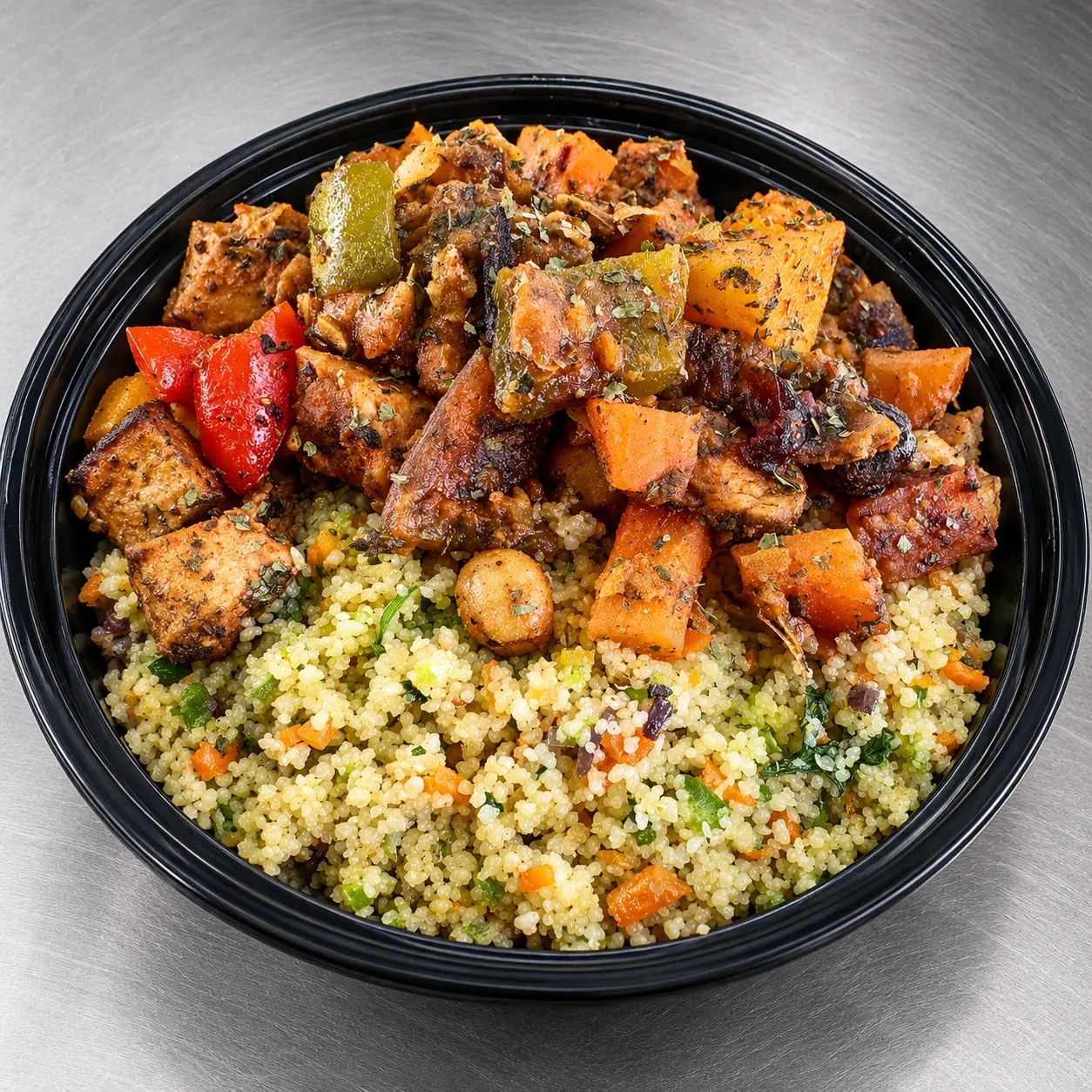 Moroccan Spiced Chicken & Couscous Bowl