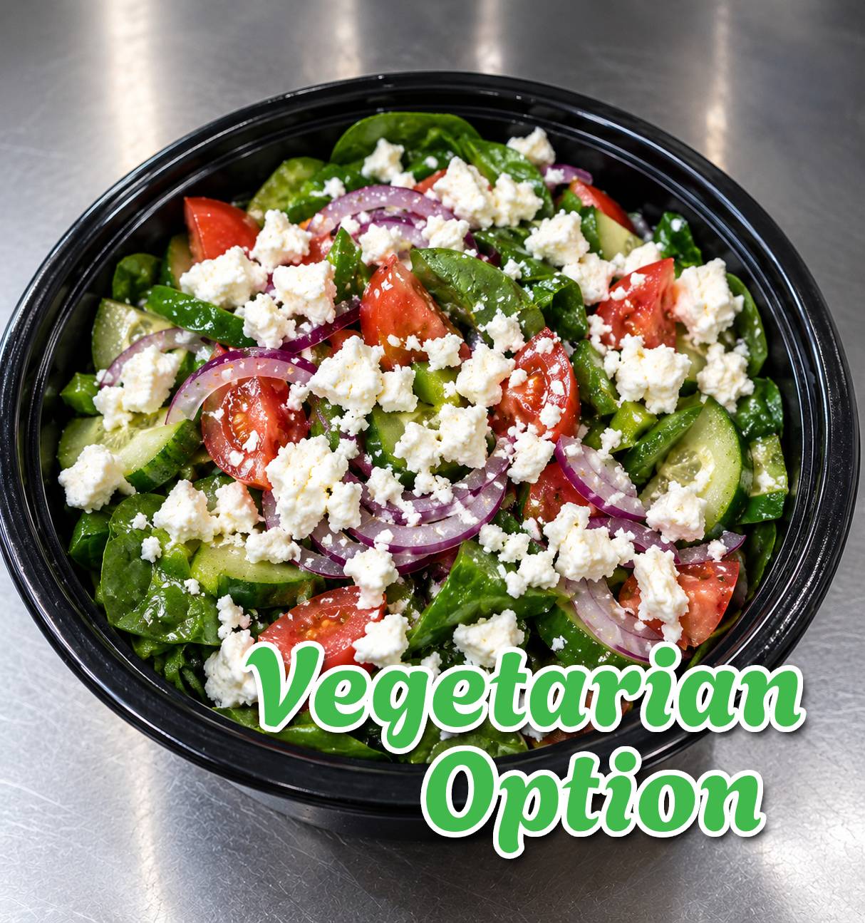 Mediterranean Mex Bowl Mediterranean salad side